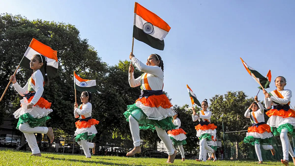 Independence Day celebrations at school in Amritsar