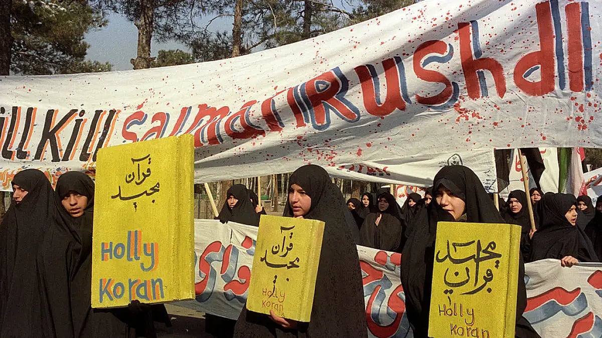 Writer Salman Rushdie has received death threats over his book The Satanic Verses