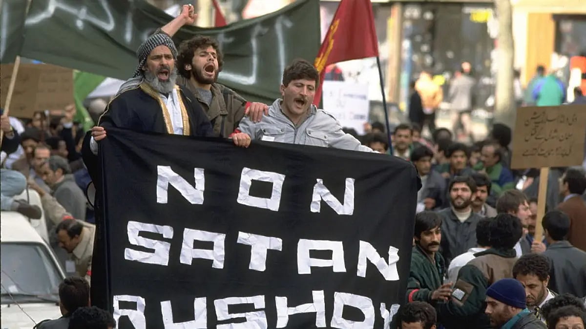 Salman Rushdie has received death threats from a section of Muslims over his book The Satanic Verses
