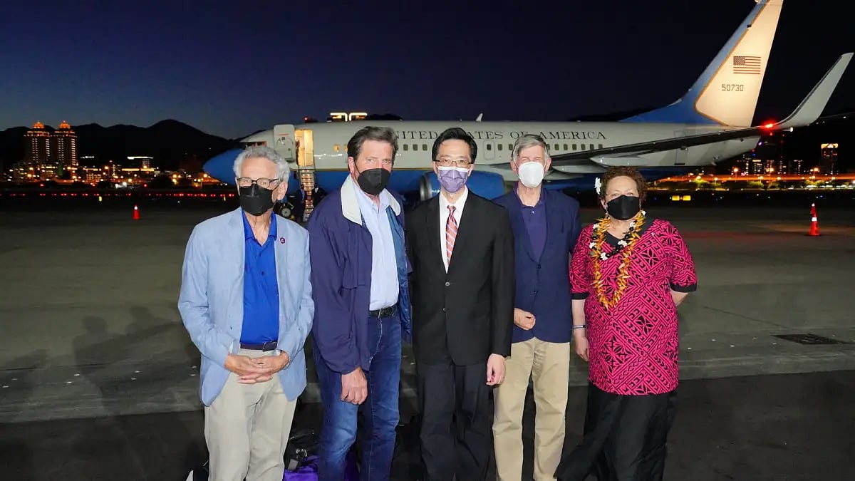 The US lawmakers' delegation that's visiting Taiwan