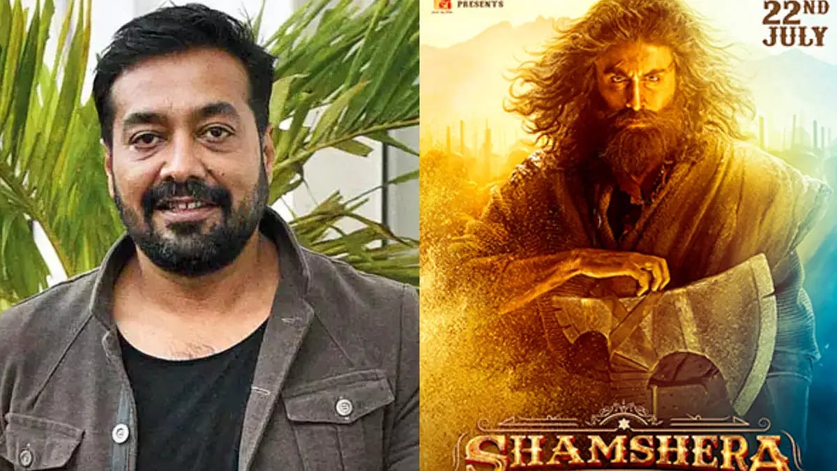 Anurag Kashyap and 'Shamshera' poster