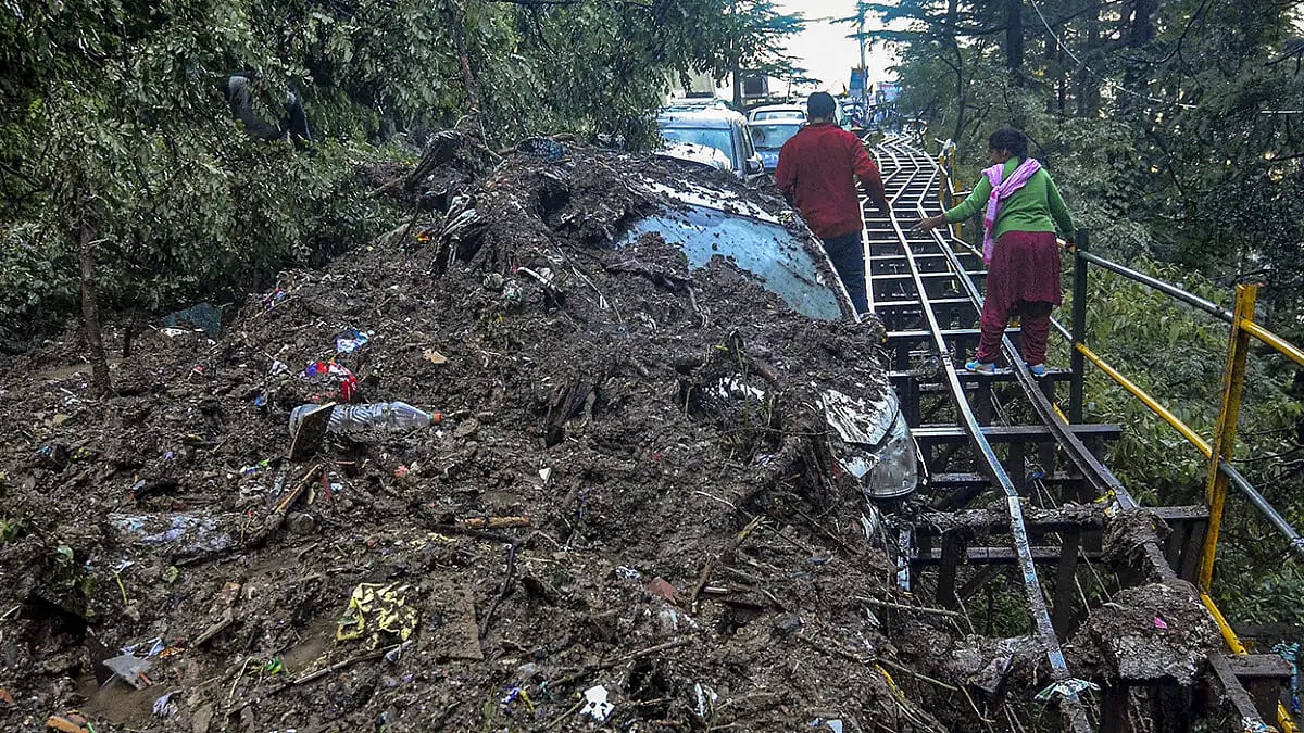 Landslide in Shimla