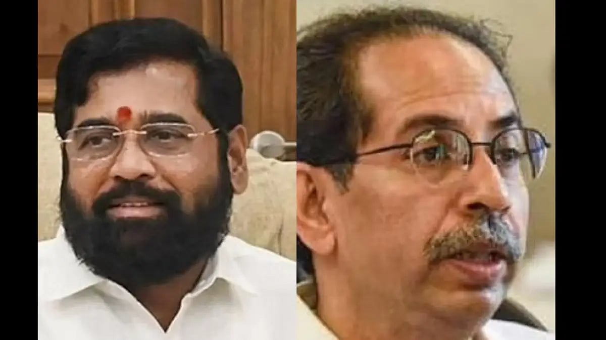 Maharashtra CM Eknath Shinde and Shiv Sena President Uddhav Thackeray