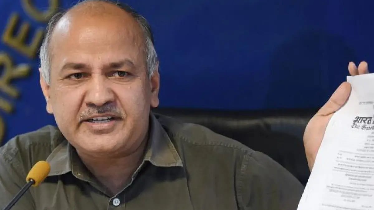 Delhi Deputy CM Manish Sisodia