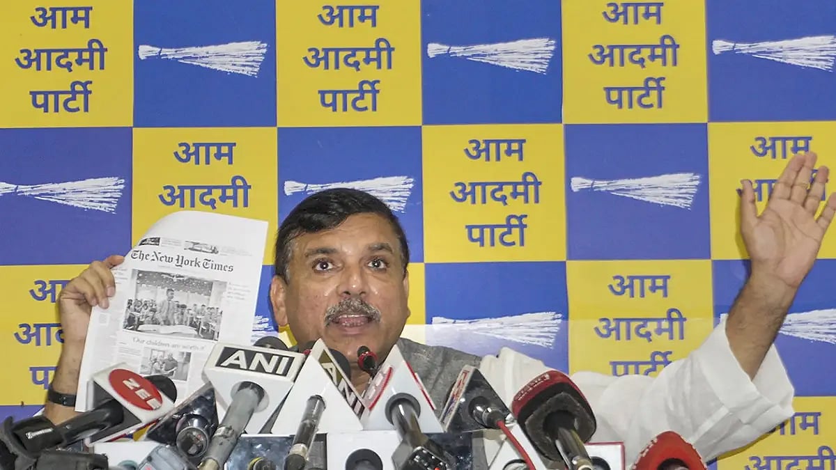 Rajya Sabha MP Sanjay Singh 