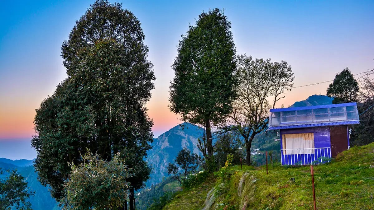 A hillside cottage in Kanatal