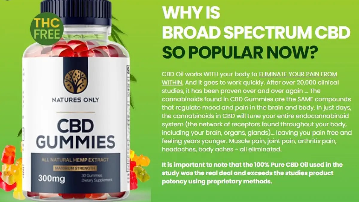 Natures Only CBD Gummies Reviews