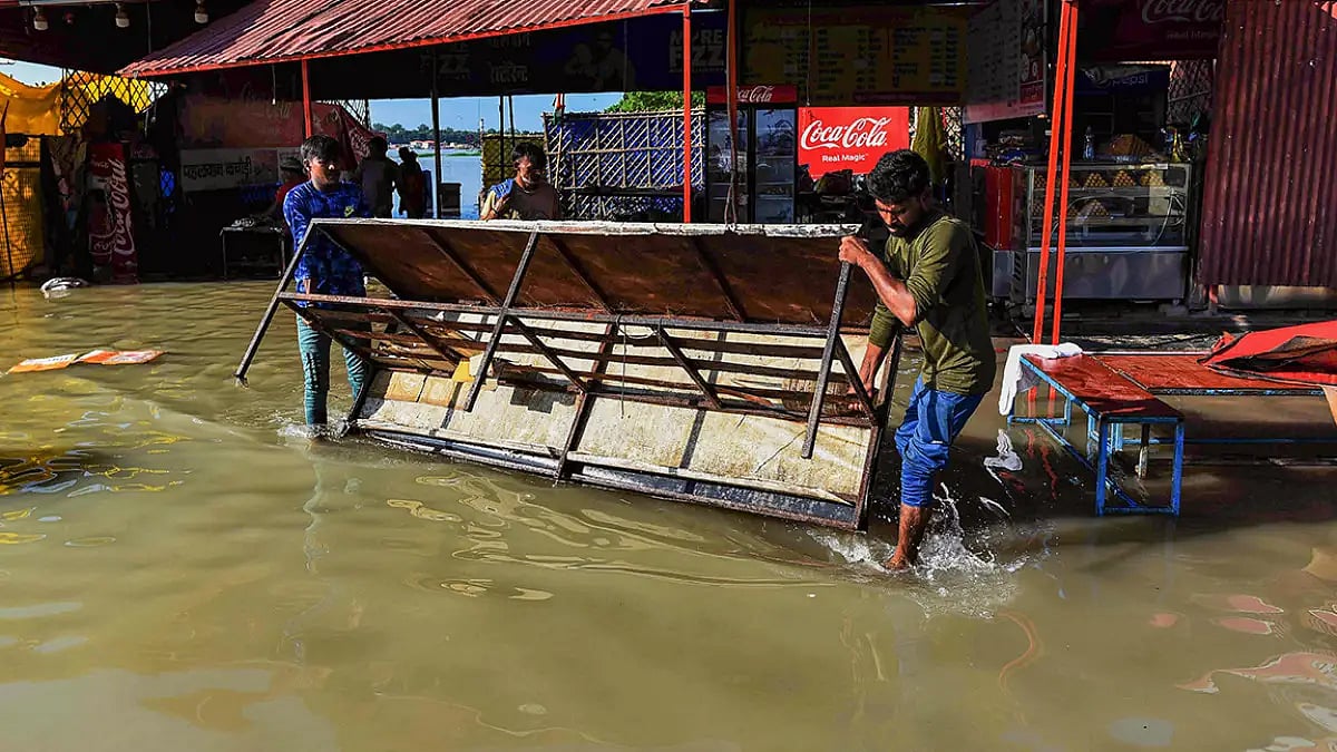 Monsoon Rains: Ganga-Yamuna water level rises in Prayagraj