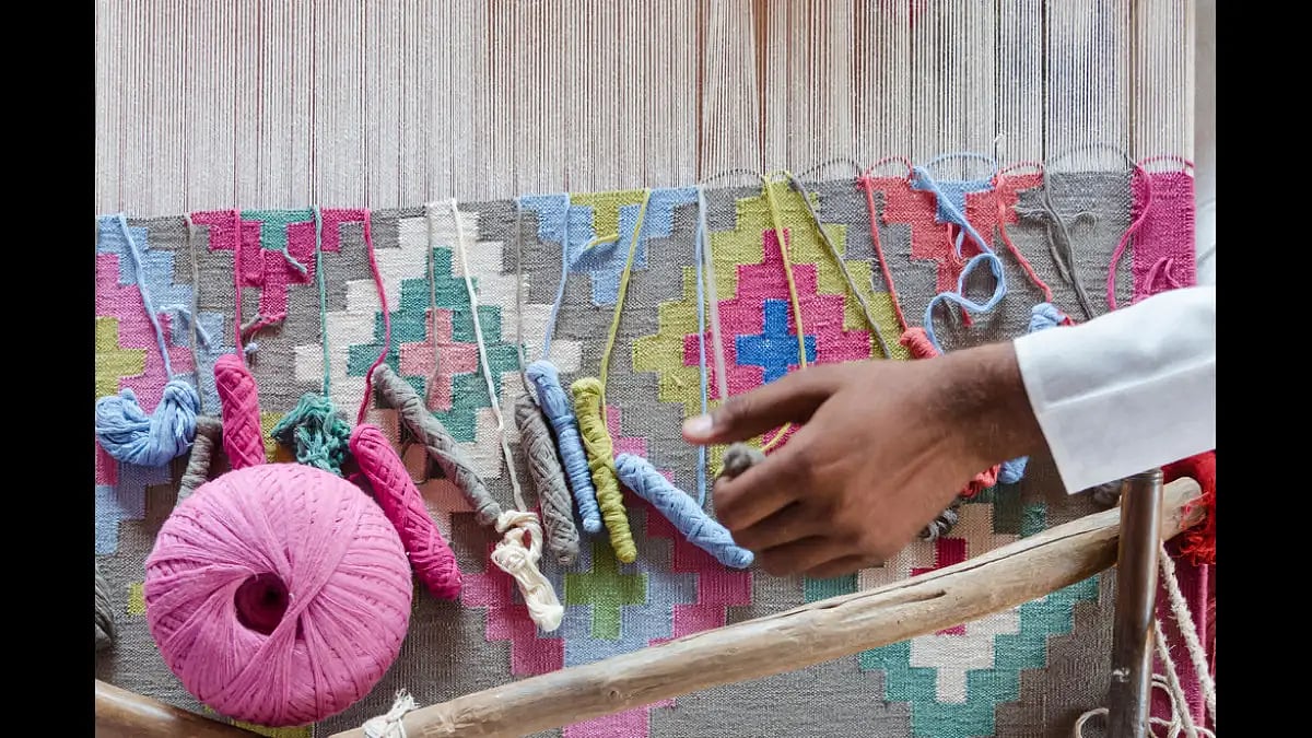 Salawas near Jodhpur is known for its colourful durries