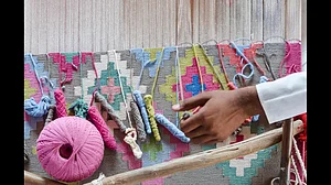 Salawas near Jodhpur is known for its colourful durries