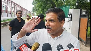 Sanjay Singh talks to media