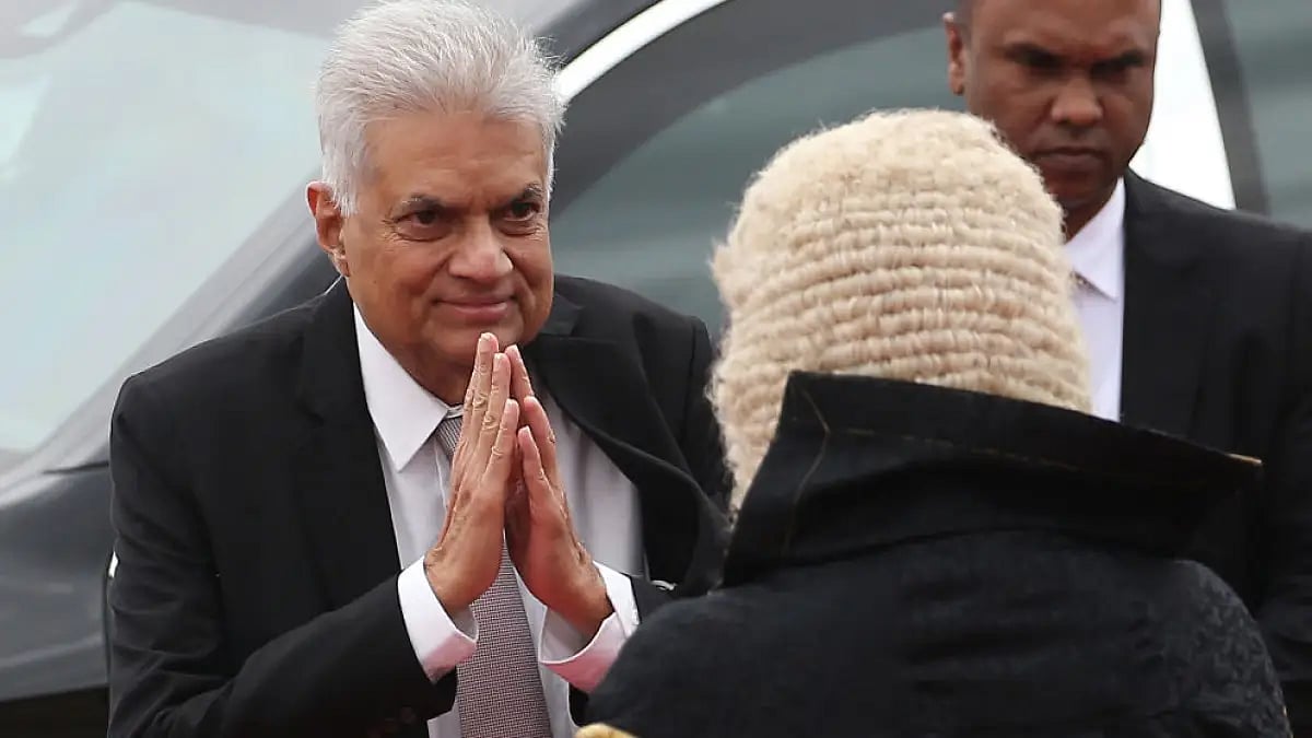 Sri Lankan President Ranil Wickramasinghe