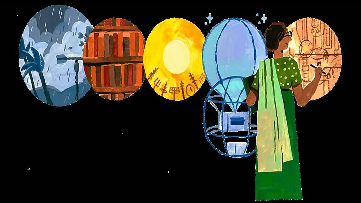 A Google creative on Anna Mani.