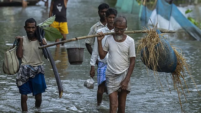 People Forced To Drink Flood Water In Marooned Odisha Villages