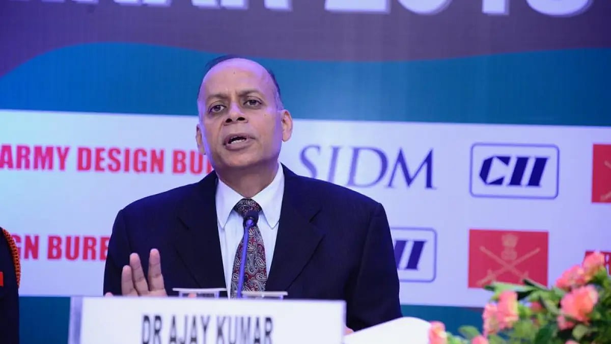 Defence Secretary Ajay Kumar