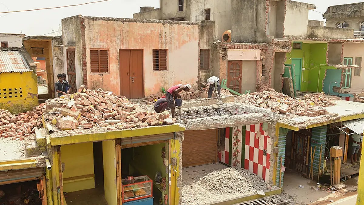 Ram temple construction work 