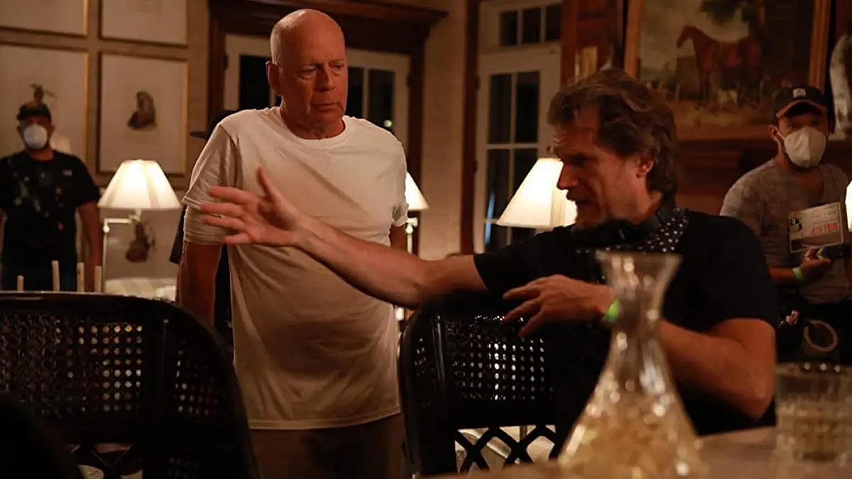 Jesse V Johnson With Bruce Willis