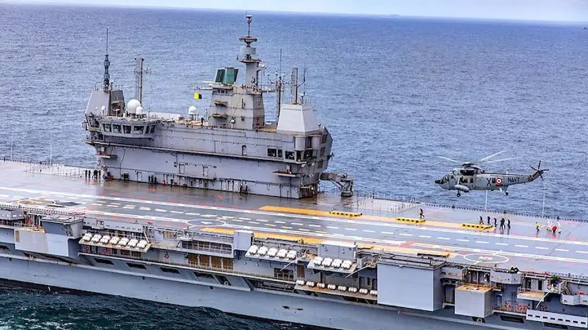 Indias first aircraft carrier INS Vikrant