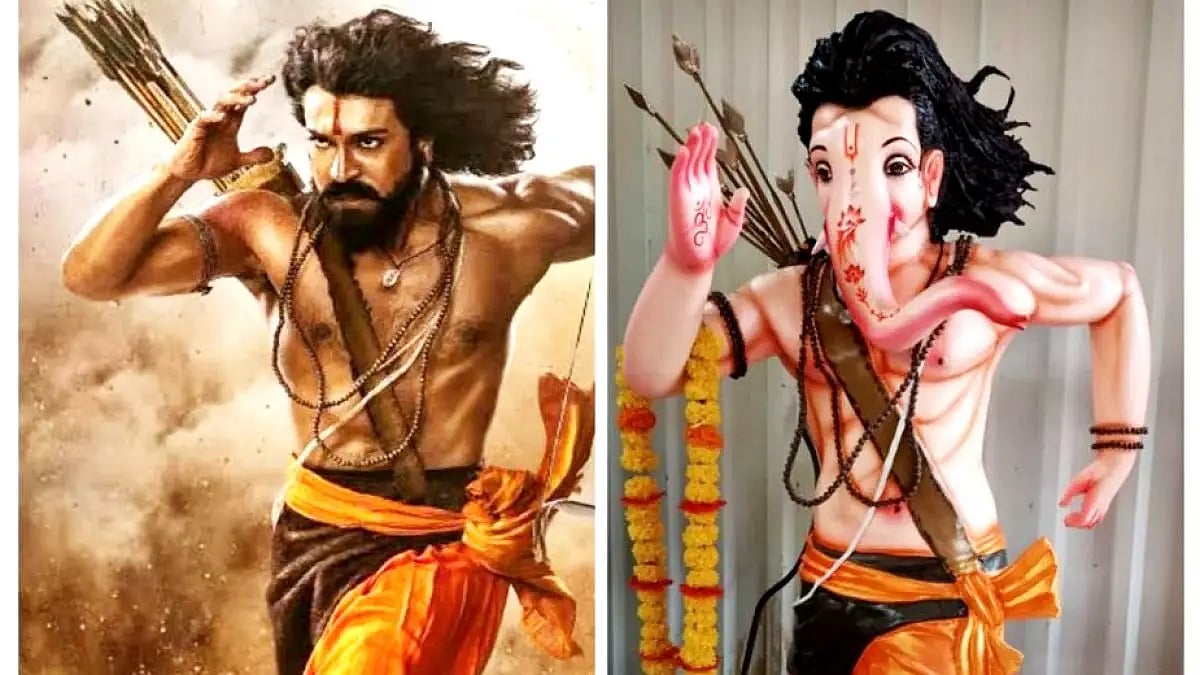 Ram Charan portrayed the freedom fighter Alluri Sitarama Raju