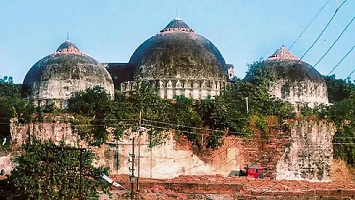 The 16th century Babri masjid in Ayodhya was demolished in 1992