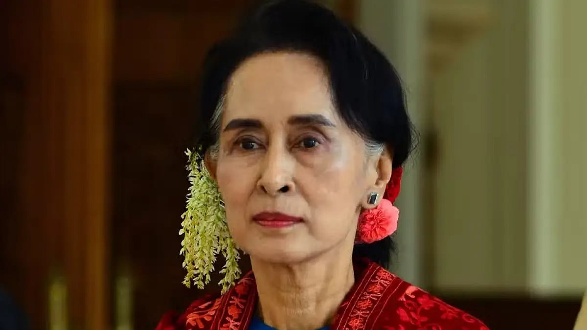 Myanmar's ousted leader Aung San Suu Kyi t