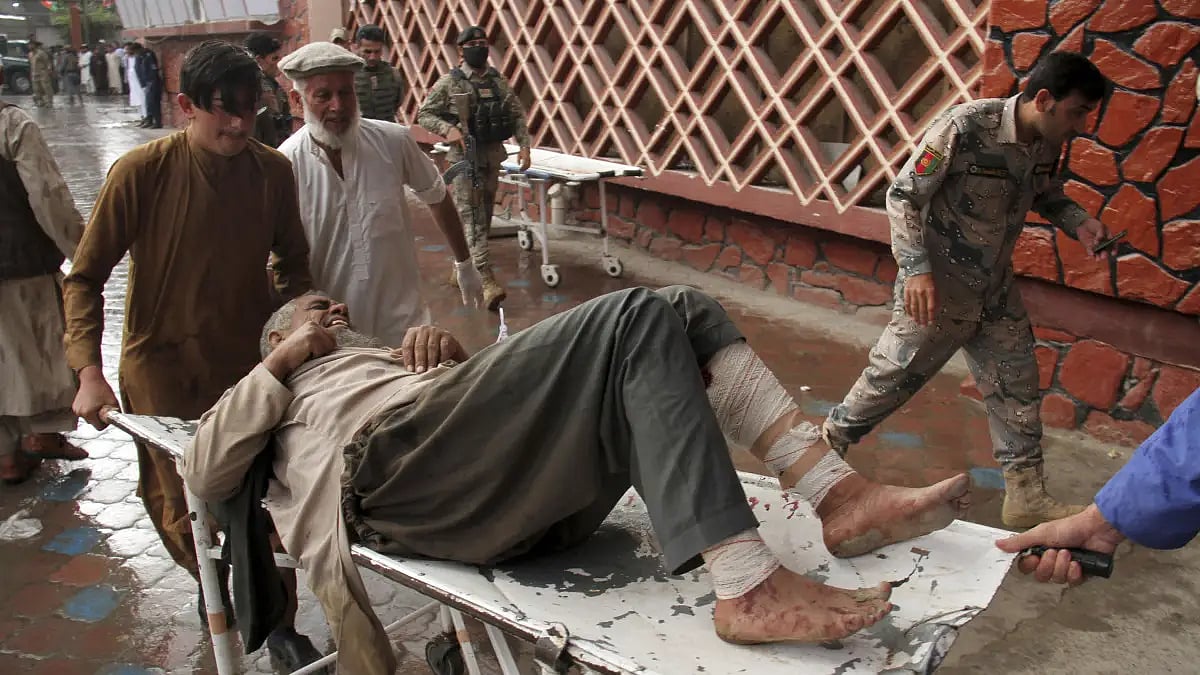  Blast in Afghan mosque, officials report dead and wounded