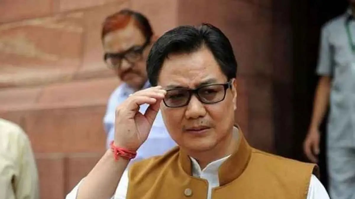 Rijiju Visits Construction Site Of Second Kaliabhomora Bridge Over Brahmaputra