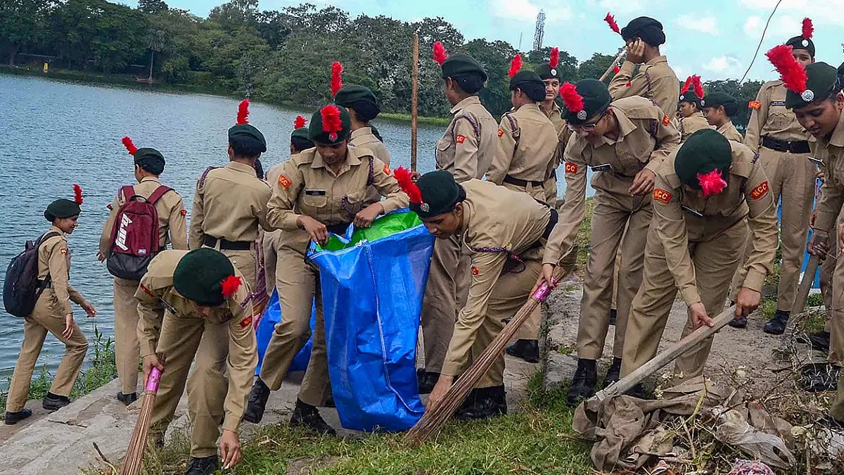Cleanliness drive in Bhopal 