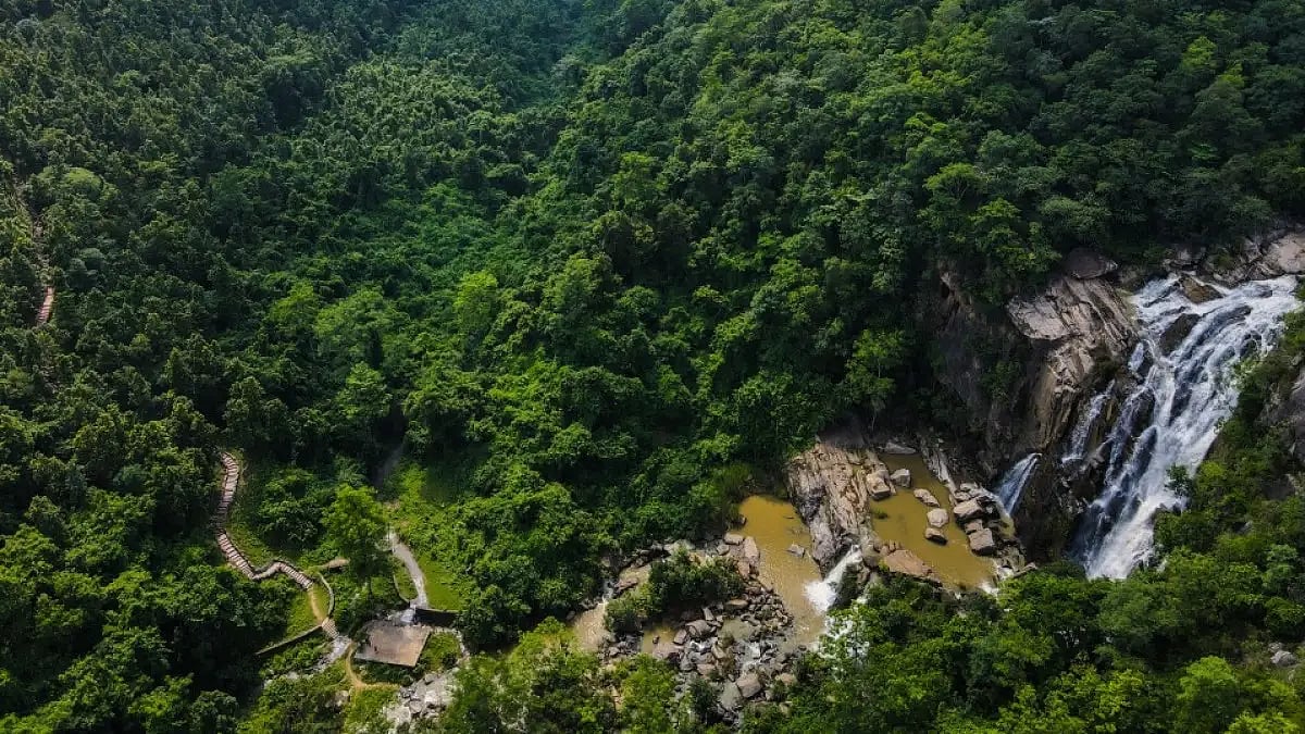 The magnificent Sita Falls
