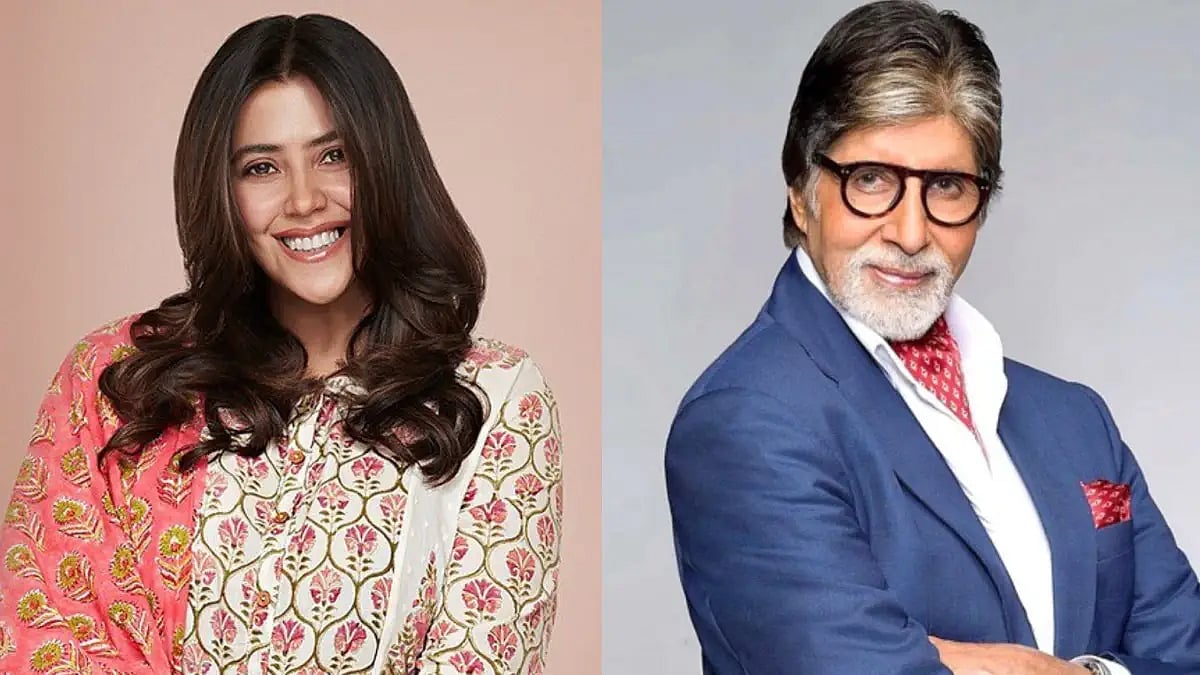 Ekta Kapoor and Amitabh Bachchan