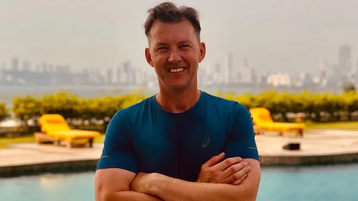 File : Former Australia cricketer Brett Lee.