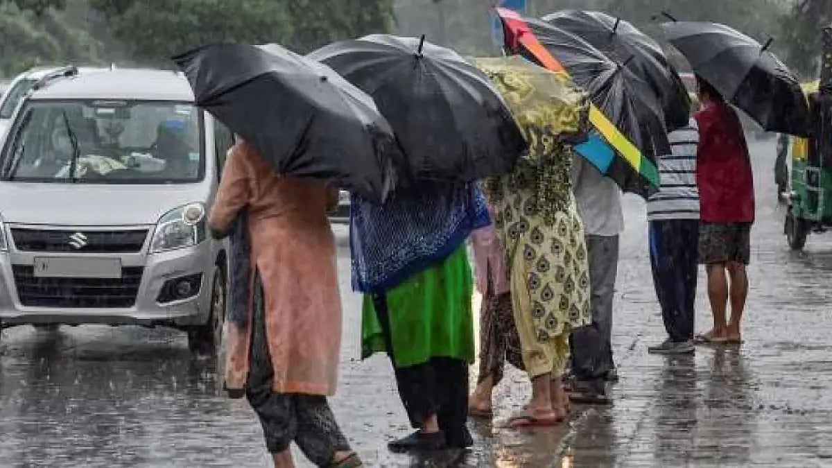 Heavy rains in coastal and central parts of Maharashtra over the weekend.