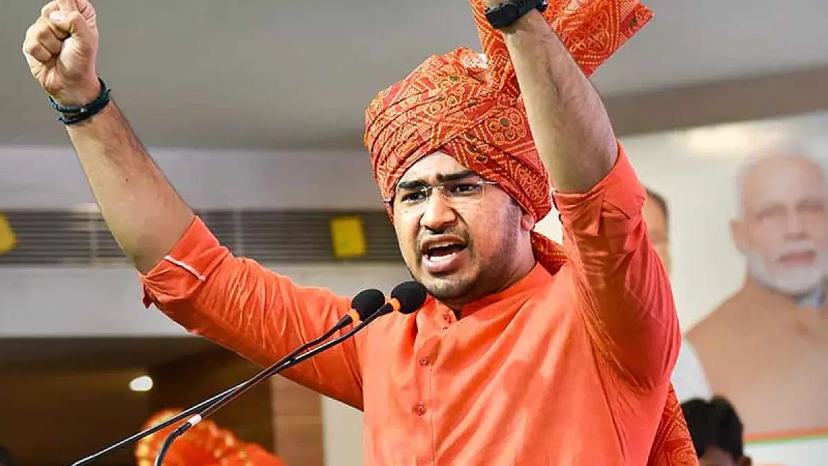 Tejasvi Surya alleged Congress party for defaming Bengaluru over floods 