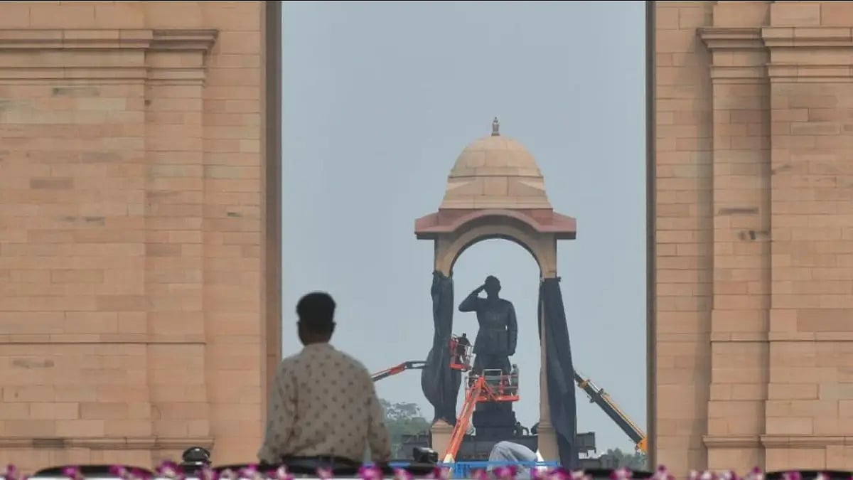 Statue of Netaji Subhas Chandra Bose unveiled in Delhi's Central Vista Avenue