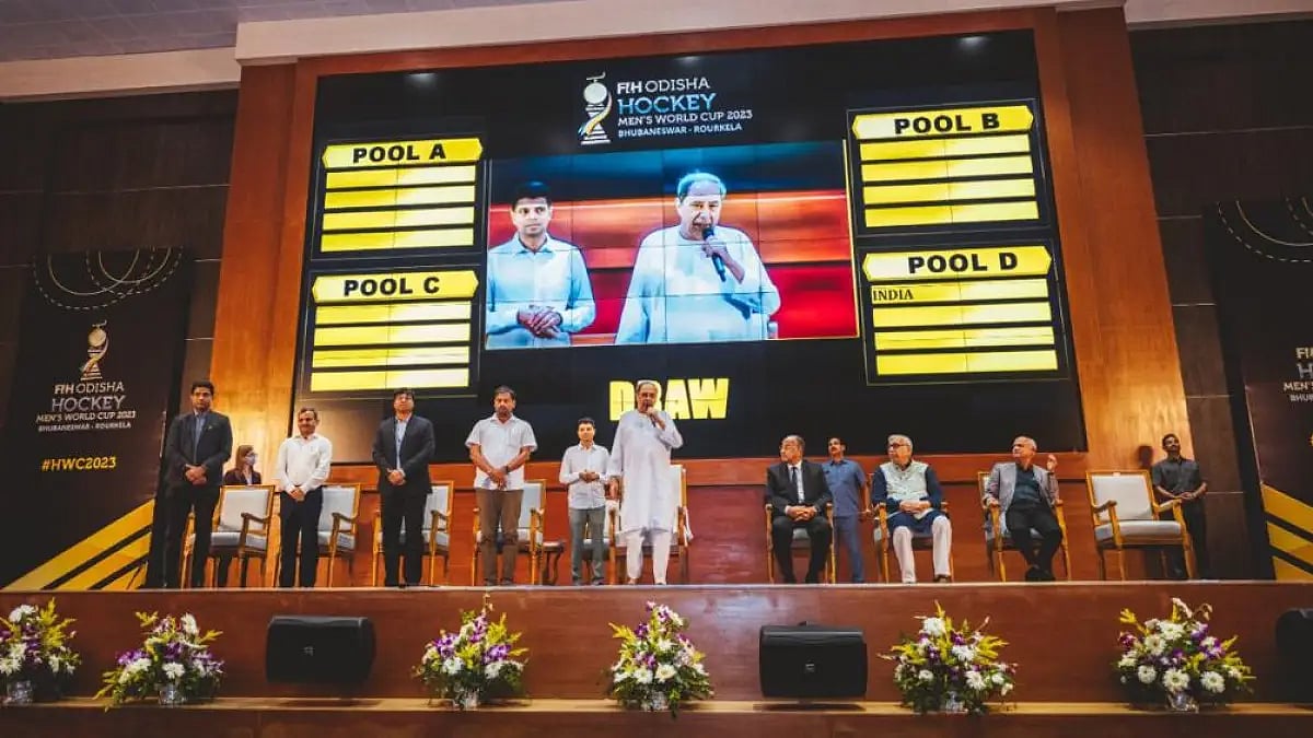 The FIH Men's Hockey World Cup 2023 Draw ceremony was conducted in Bhubaneswar on Thursday. 