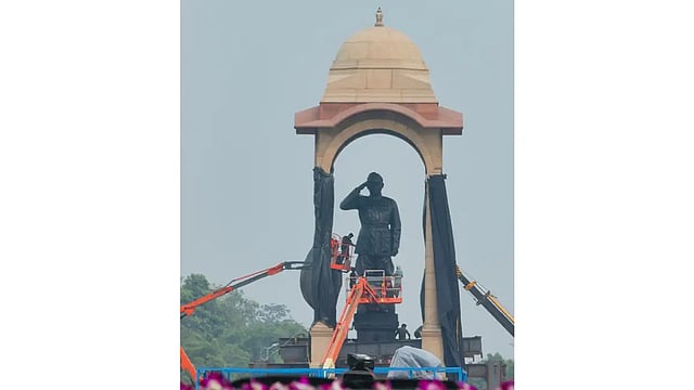 PM Modi Unveils Grand Statue Of Netaji Subhas Chandra Bose At India Gate