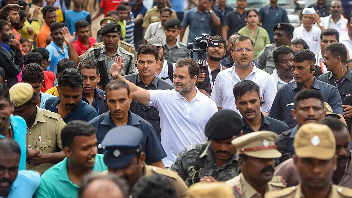 Bharat Jodo Yatra in Kanyakumari 