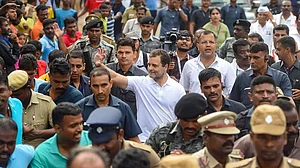 Bharat Jodo Yatra in Kanyakumari