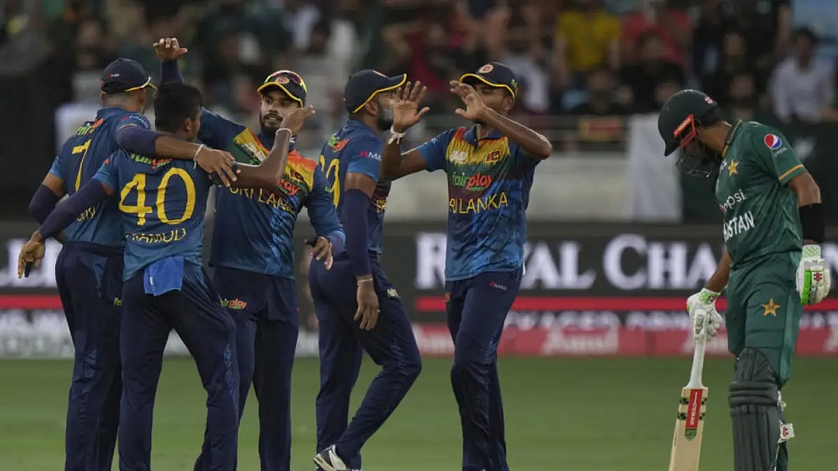 Sri Lanka were victorious against Pakistan in the final Super Four match.