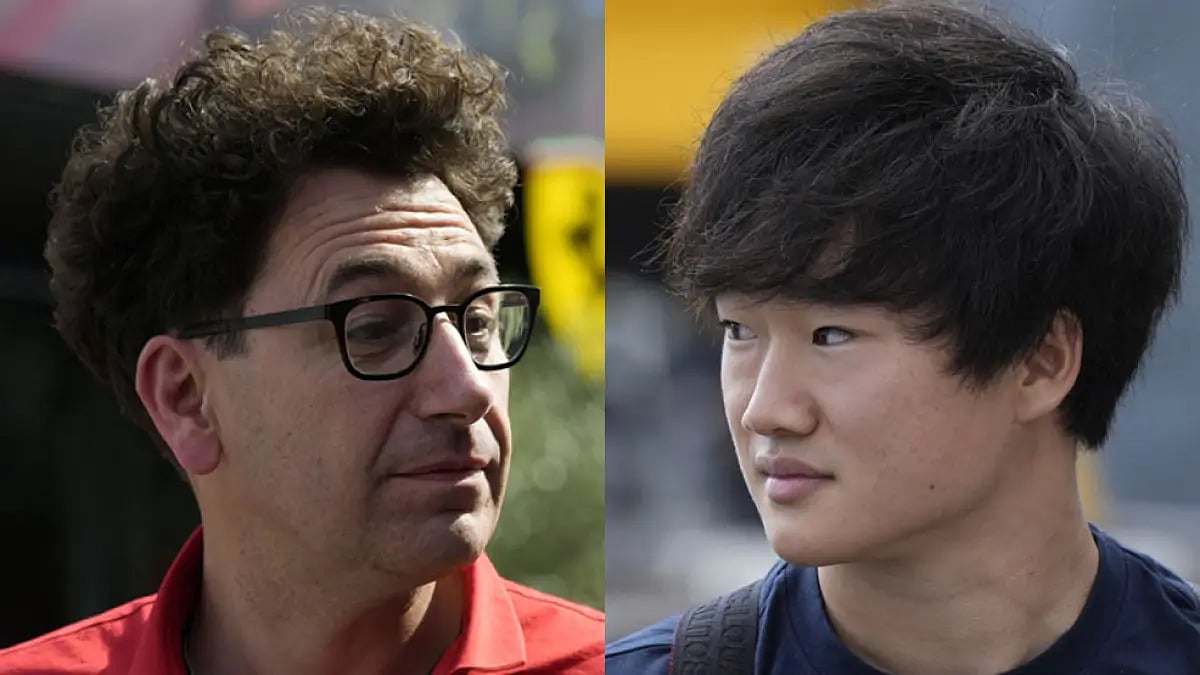 Mattia Binotto said he had a good relationship with Yuki Tsunoda.