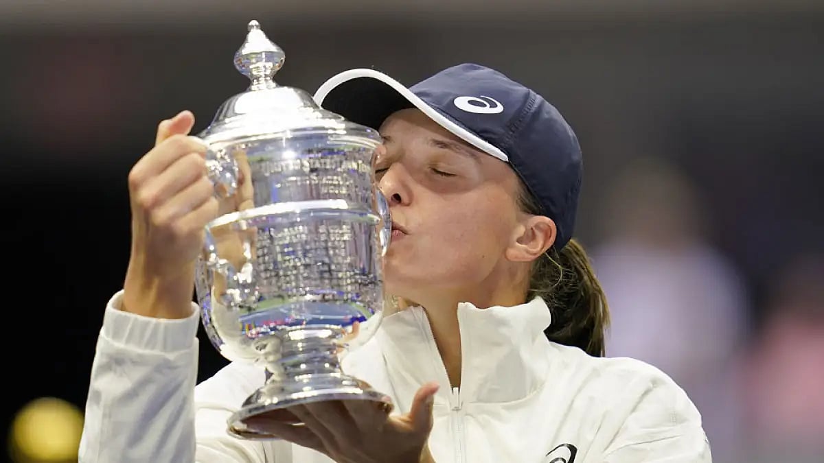 Each of Iga Swiatek's past three trips to New York had ended with third-round exits.