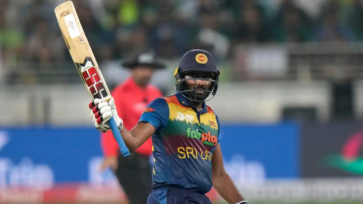 Sri Lanka's Bhanuka Rajapaksa had hit the first and 100th sixes of the Asia Cup 2022.