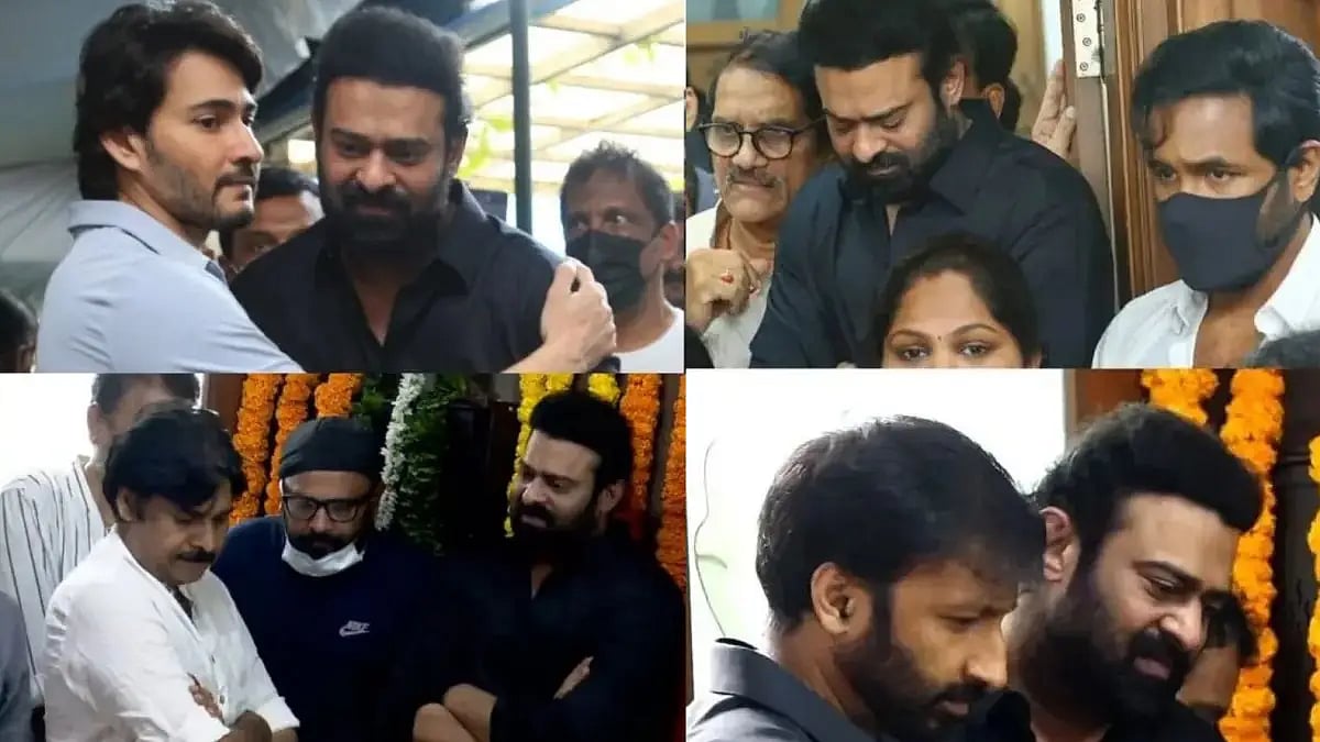Prabhas left teary-eyed at Krishnam Raju's death