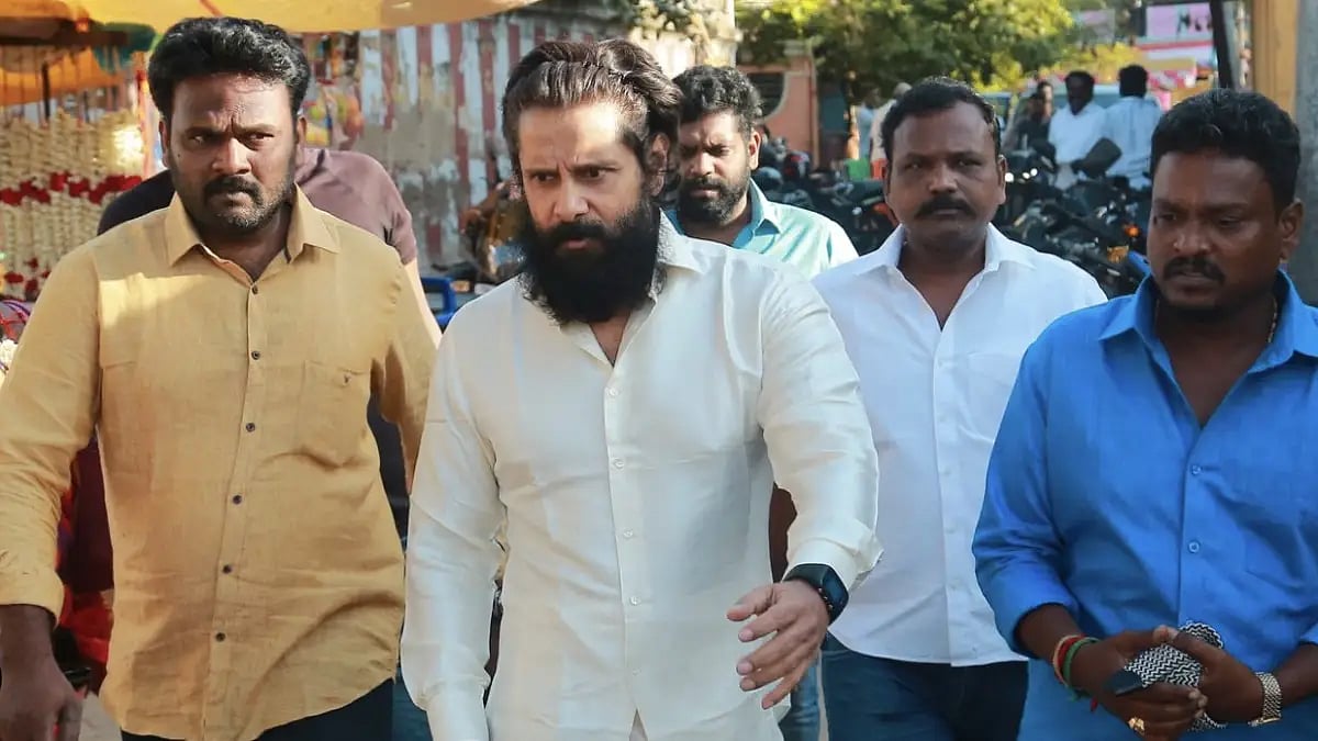 Chiyaan Vikram at the Wedding