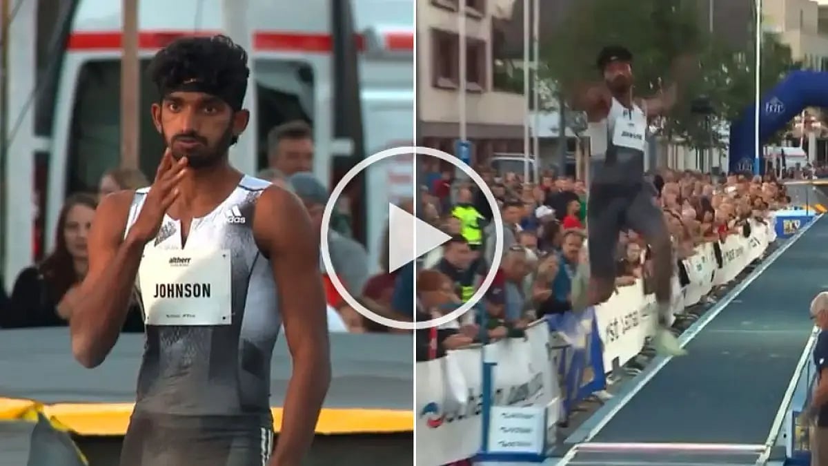 Jeswin Aldrin will compete in one more round before the end of this season.