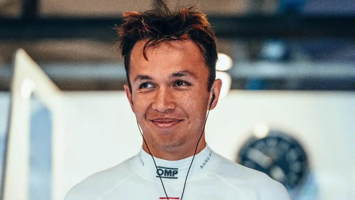 Alex Albon signed a multi-year contract extension to continue driving for Williams last month.