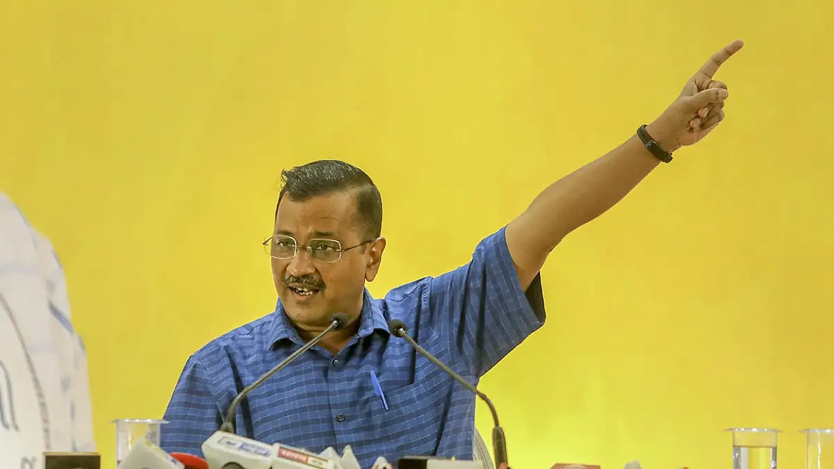 Arvind Kejriwals press conference  - null