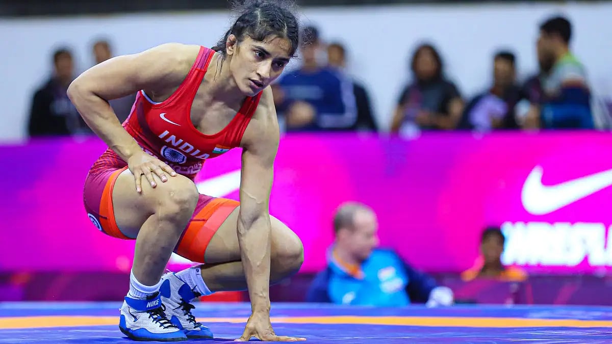Vinesh Phogat was a strong medal contender for India in the absence of Anshu Malik.