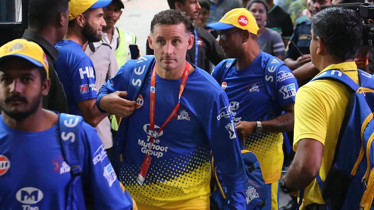 Michael Hussey served as Chennai Super Kings batting coach in IPL 2022.  