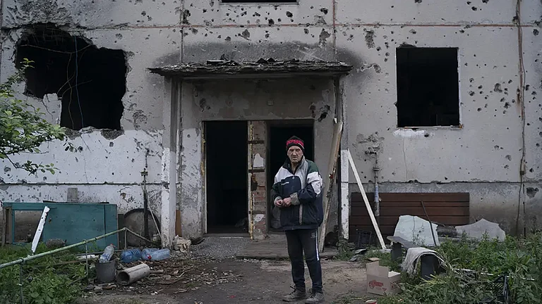Russia Ukraine War Freed Village - null